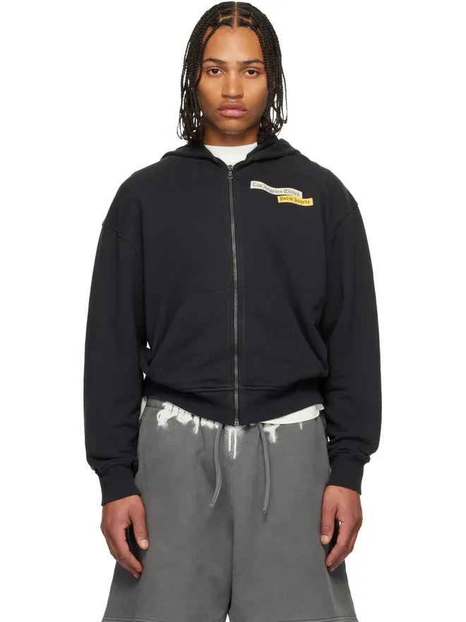 Palm Angels Palm Angels LA Timesエディション News ジップフーディの商品画像