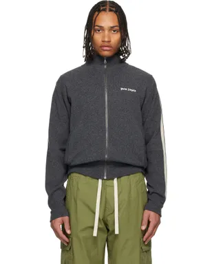 Palm Angels Classic Logo ニット トラックジャケット - サムネイル1