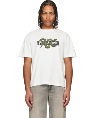 Palm Angels Snake ロゴ Tシャツ - サムネイル1