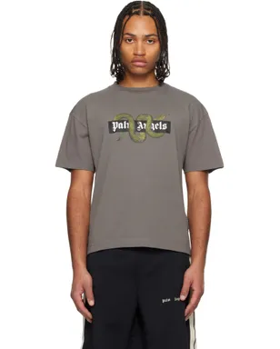 Palm Angels Snake Box ロゴ レギュラー Tシャツ - サムネイル1