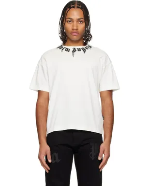Palm Angels カーブドロゴ Tシャツ - サムネイル1