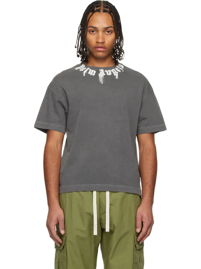 Palm Angels Palm Angels Neck Logo Regular Tシャツの商品画像