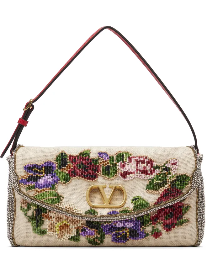 Valentino Garavani Valentino Garavani Beaded Floral バッグの商品画像