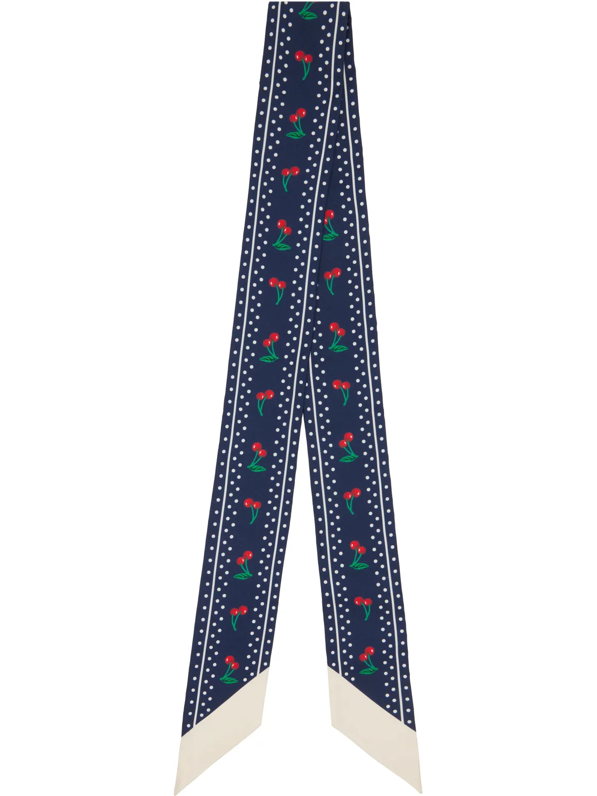 Valentino Garavani Cherry シルク スカーフタイ - 画像1