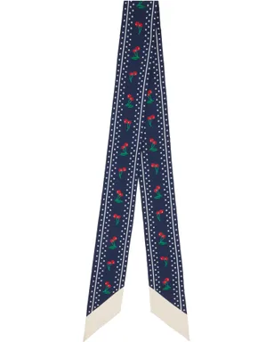 Valentino Garavani Cherry シルク スカーフタイ - サムネイル1