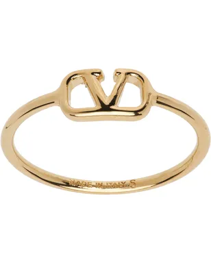 Valentino Garavani VLogo Signature メタル リング - サムネイル1