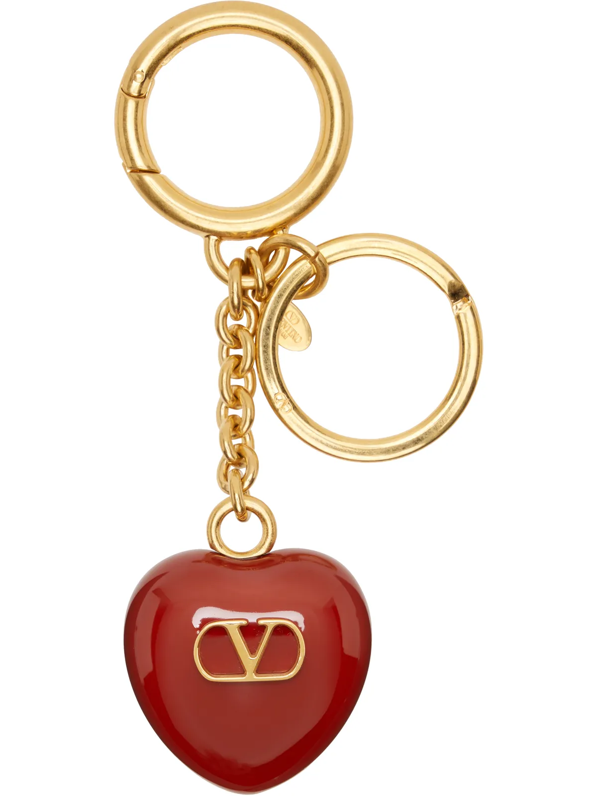 Valentino Garavani Coeur Royal バッグ チャーム キーホルダー - 画像1