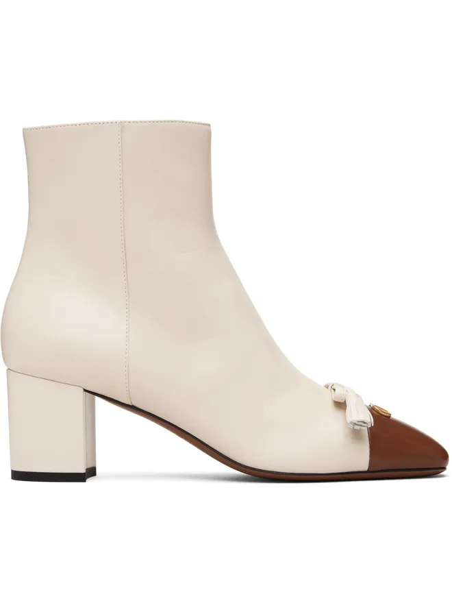 Valentino Garavani Valentino Garavani 'Valet Du Roi' キッドスキン レザー アンクルブーツの商品画像