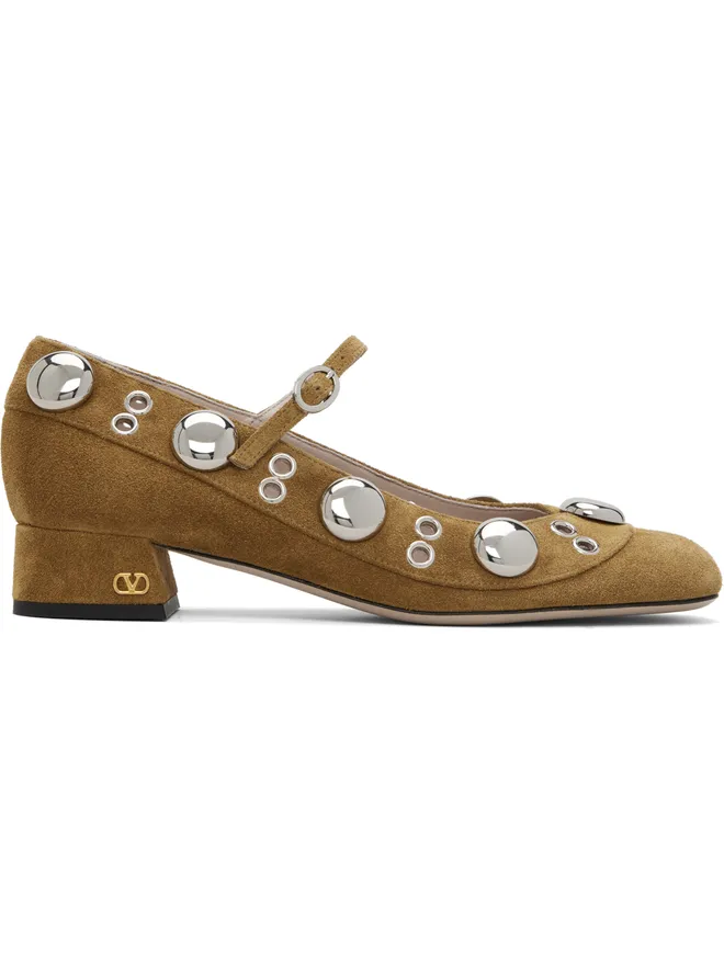 Valentino Garavani Valentino Garavani タン Nellcôte メリージェーン ヒールの商品画像