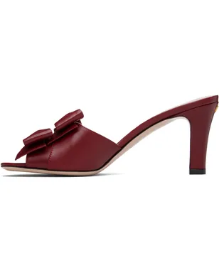 Valentino Garavani レザー リボン ヒールサンダル - サムネイル3
