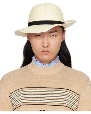 Valentino Garavani Large Brim パナマハット - サムネイル1