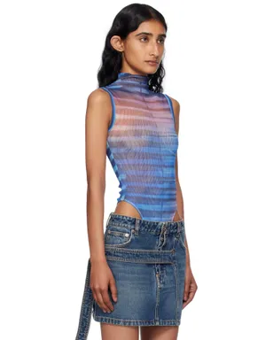 Jean Paul Gaultier Printed Air ハイネック ボディスーツ - サムネイル2