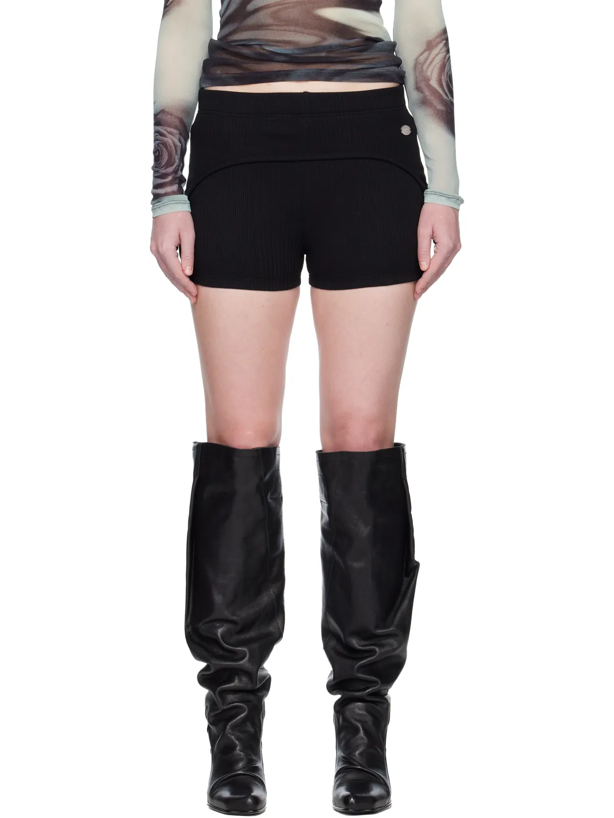 Jean Paul Gaultier 'The Garter Mini' ショートパンツ - 画像1