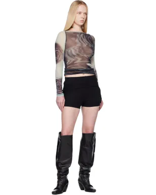 Jean Paul Gaultier 'The Garter Mini' ショートパンツ - サムネイル4