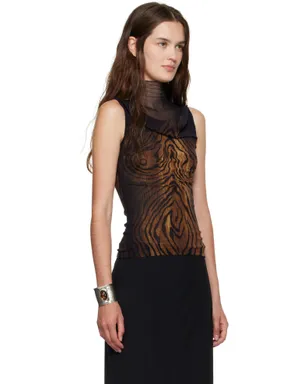 Jean Paul Gaultier Double Layered Printed Wood トップス - サムネイル2