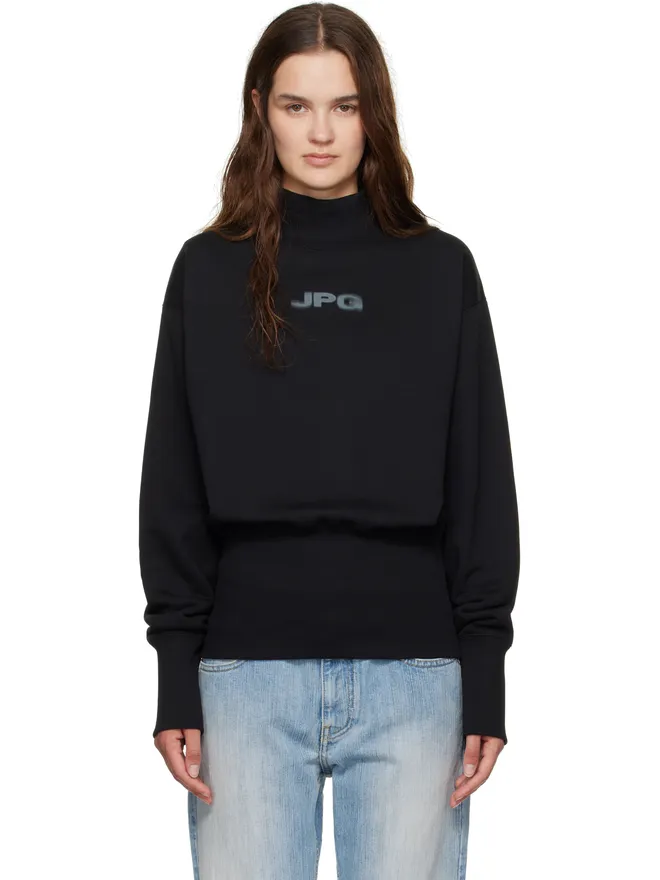 Jean Paul Gaultier Jean Paul Gaultier 'JPG' クロップド クルーネック スウェットシャツの商品画像