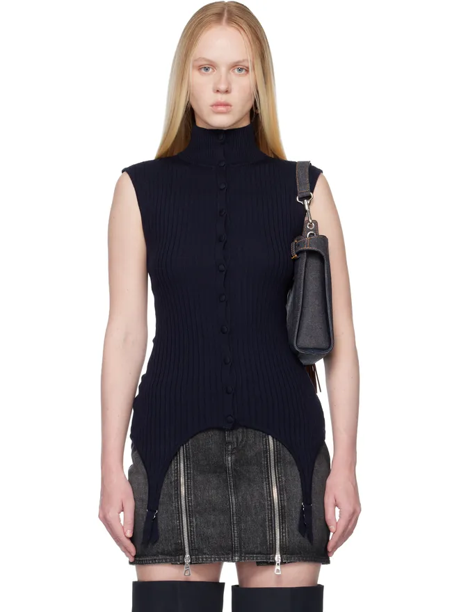 Jean Paul Gaultier Jean Paul Gaultier 'The Garter Waistcoat' ニットベストの商品画像