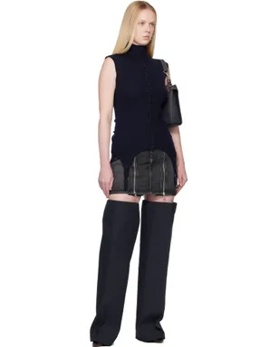 Jean Paul Gaultier 'The Garter Waistcoat' ニットベスト - サムネイル4
