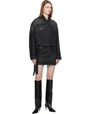 Jean Paul Gaultier Low Waisted Strap デニム ミニスカート - サムネイル4