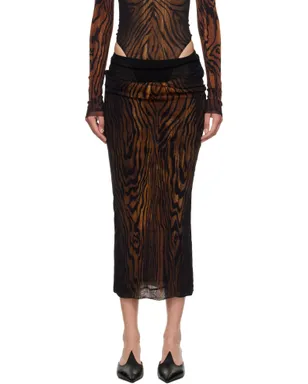 Jean Paul Gaultier 'The Long Draped Wood' ミディアムスカート - サムネイル1