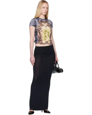Jean Paul Gaultier 'The Long Garter' マキシスカート - サムネイル4