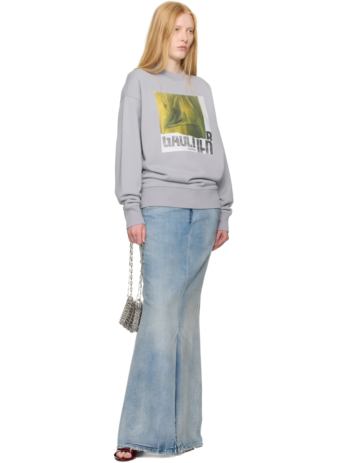 Jean Paul Gaultier SSENSE限定 Water Print コットン スウェットシャツ - 画像4