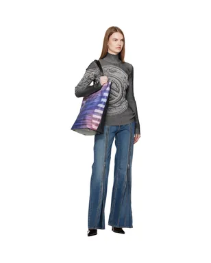 Jean Paul Gaultier Printed Air コーティング キャンバス トートバッグ - サムネイル4