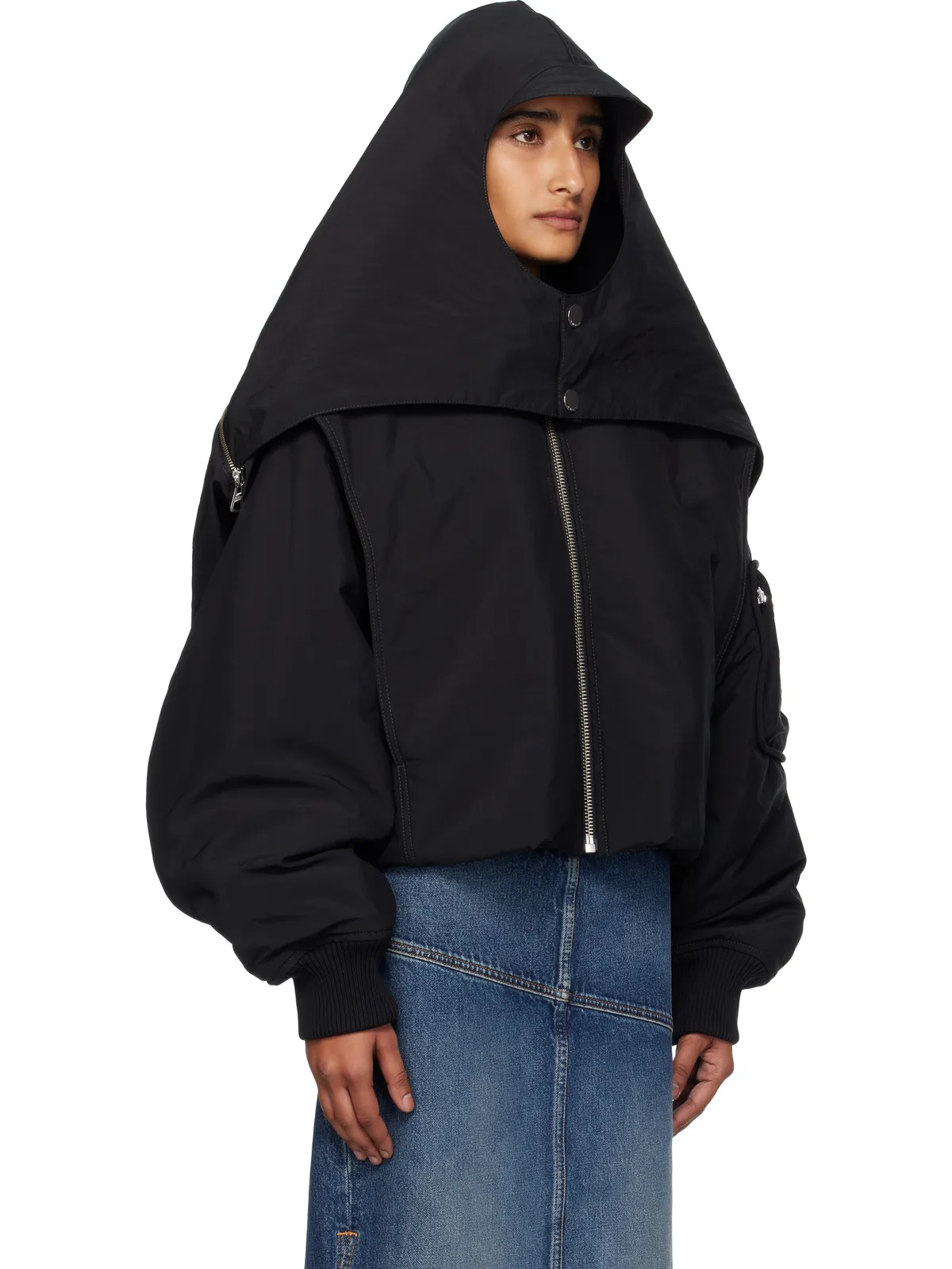Jean Paul Gaultier 'The Hooded' ボンバージャケット - 画像2