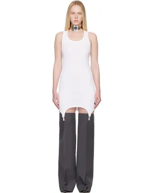 Jean Paul Gaultier 'The White Garter' ミニワンピース - サムネイル1
