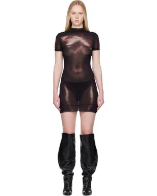 Jean Paul Gaultier 'The Short Bronze Body Dust' ミニドレス - サムネイル1