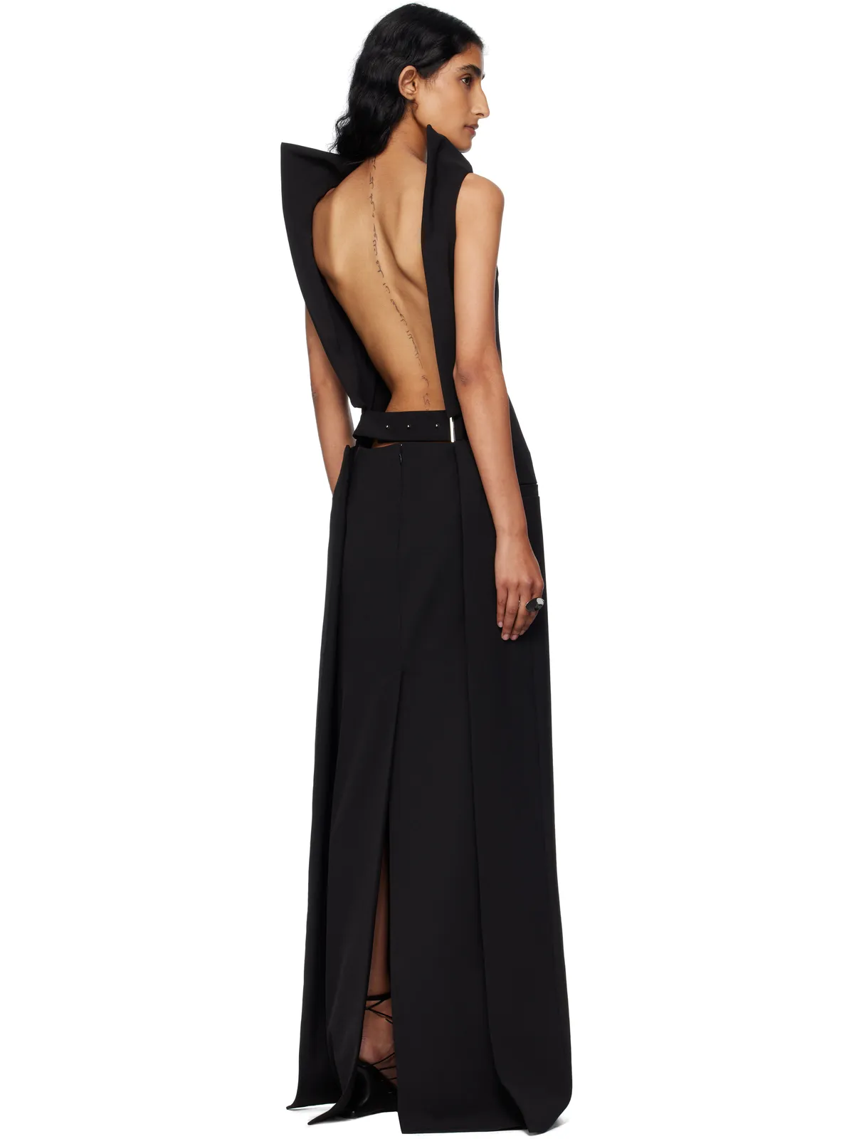 Jean Paul Gaultier Backless Belt マキシドレス - 画像3