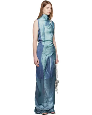 Jean Paul Gaultier 'The Long Draped Water' マキシドレス - サムネイル2