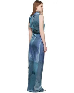 Jean Paul Gaultier 'The Long Draped Water' マキシドレス - サムネイル3