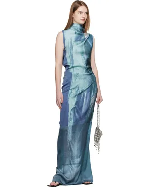 Jean Paul Gaultier 'The Long Draped Water' マキシドレス - サムネイル4
