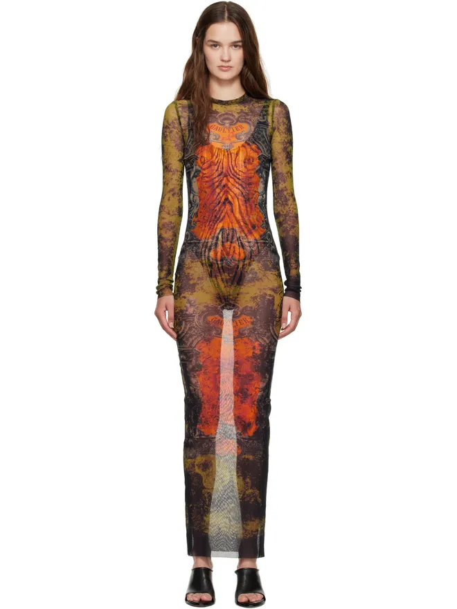 Jean Paul Gaultier Jean Paul Gaultier 'The Long Médaillon' マキシワンピースの商品画像
