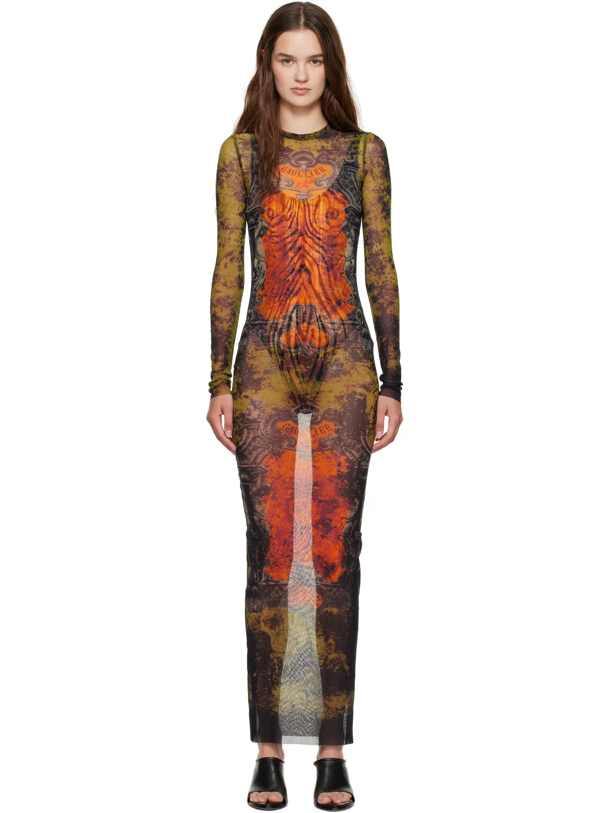 Jean Paul Gaultier 'The Long Médaillon' マキシワンピース - 画像1