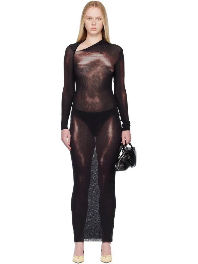 Jean Paul Gaultier Jean Paul Gaultier 'The Long Bronze Body Dust' マキシドレスの商品画像