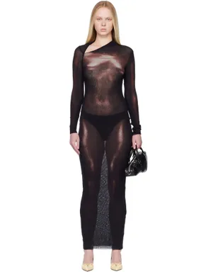 Jean Paul Gaultier 'The Long Bronze Body Dust' マキシドレス - サムネイル1