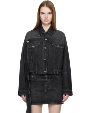 Jean Paul Gaultier オーバーサイズ ストラップ デニムジャケット - サムネイル1