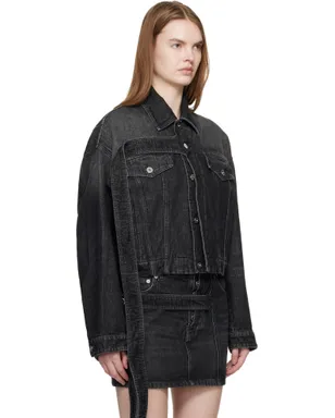 Jean Paul Gaultier オーバーサイズ ストラップ デニムジャケット - サムネイル2