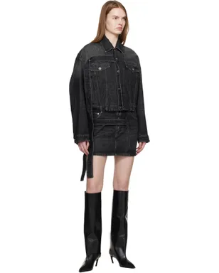 Jean Paul Gaultier オーバーサイズ ストラップ デニムジャケット - サムネイル4