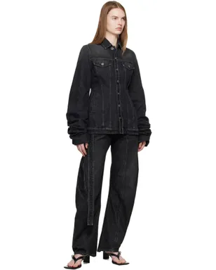 Jean Paul Gaultier オーバーサイズ スリーブ デニムジャケット - サムネイル4