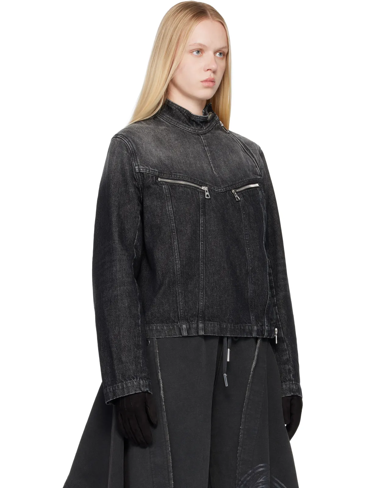 Jean Paul Gaultier Detachable Glove デニムジャケット - 画像2