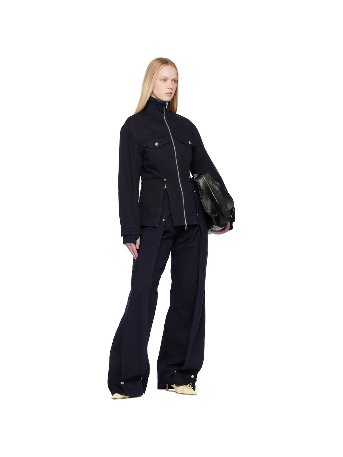 Jean Paul Gaultier 'The Slit' デニムジャケット - 画像4