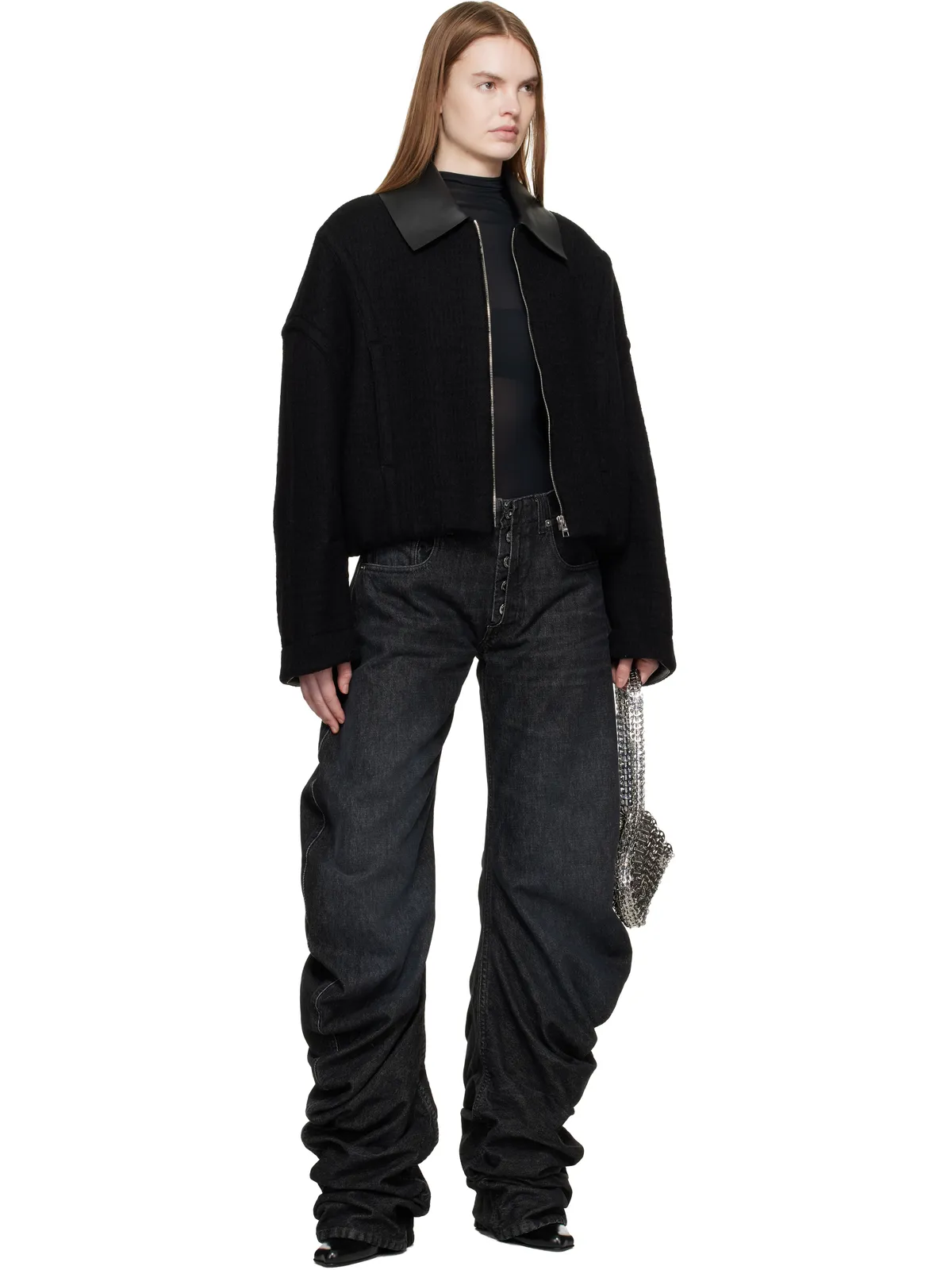Jean Paul Gaultier Heavy Wool ボンバージャケット - 画像4