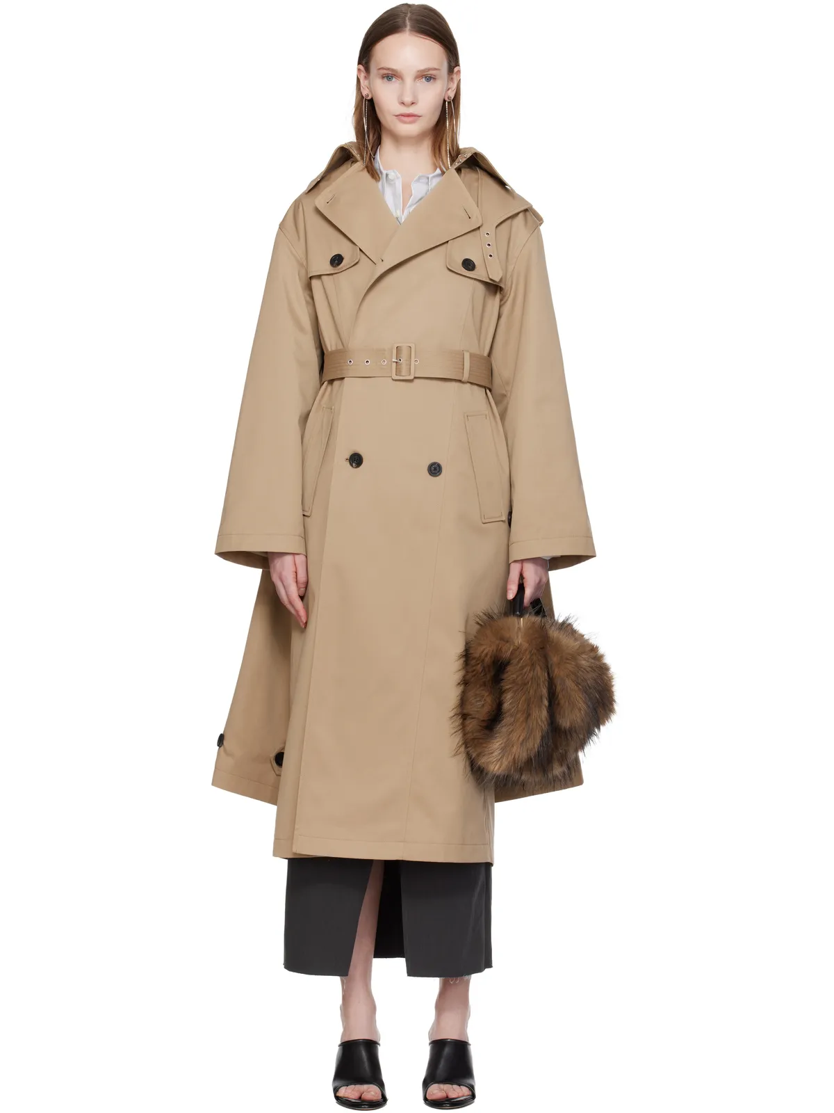 Jean Paul Gaultier 'The Hooded' トレンチコート - 画像1