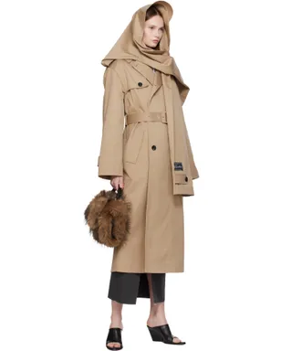 Jean Paul Gaultier 'The Hooded' トレンチコート - サムネイル4