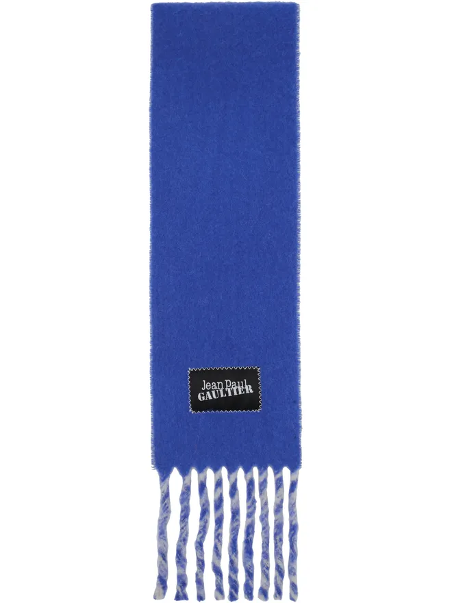 Jean Paul Gaultier Jean Paul Gaultier ロゴパッチ マフラーの商品画像