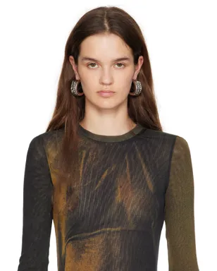 Jean Paul Gaultier 'The Logo' ピアス - サムネイル3