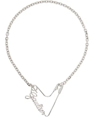 Jean Paul Gaultier Heart セーフティーピン ネックレス - サムネイル1